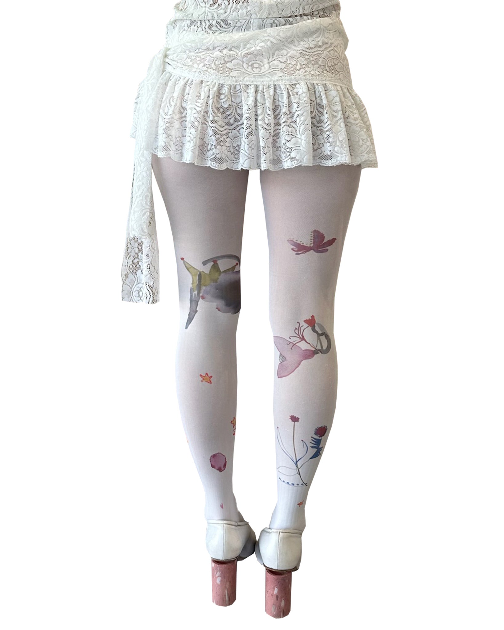 Anne - Printed Tights