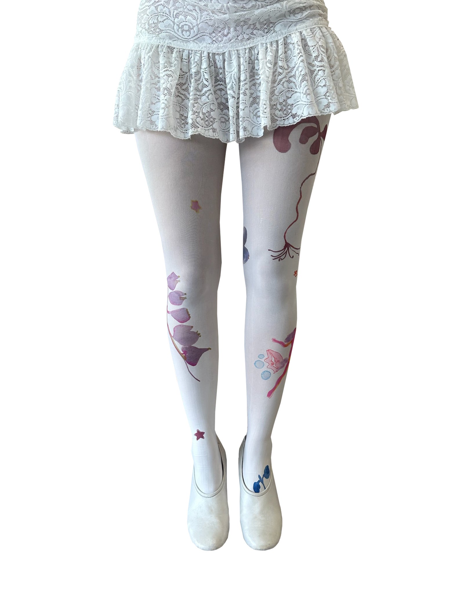 Anne - Printed Tights