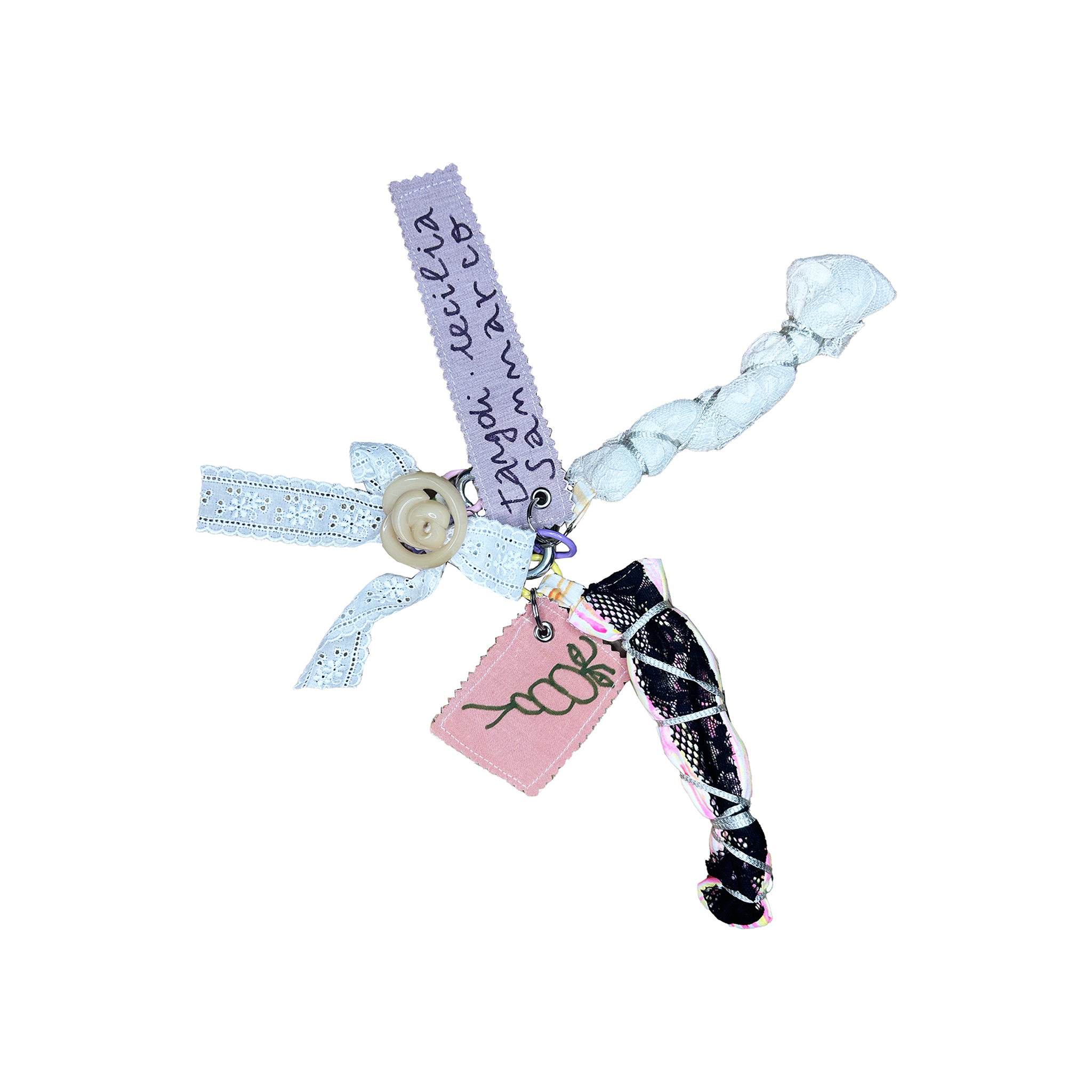 Birgit - Fluffy Key Charm
