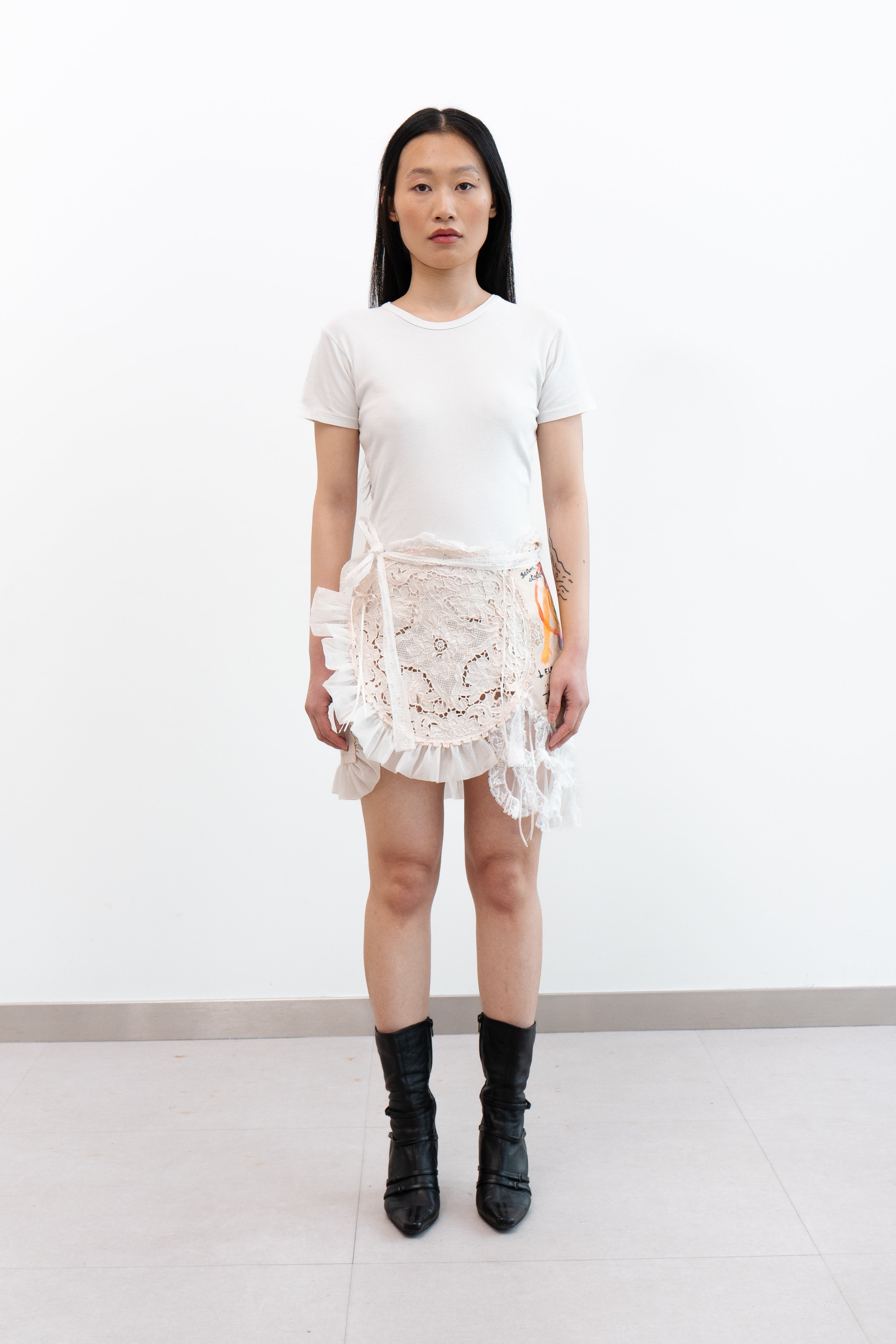 Scarlet - Upcycled Mini Skirt