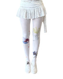 Anne -  Printed Tights