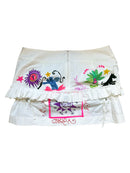 Cherin - Upcycled Handpainted Miniskirt