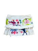 Cherin - Upcycled Handpainted Miniskirt