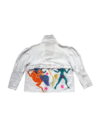Celsa - Upcycled Handpainted Blouse