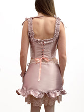Load image into Gallery viewer, Shelly - Shiny Ruffle mini skirt
