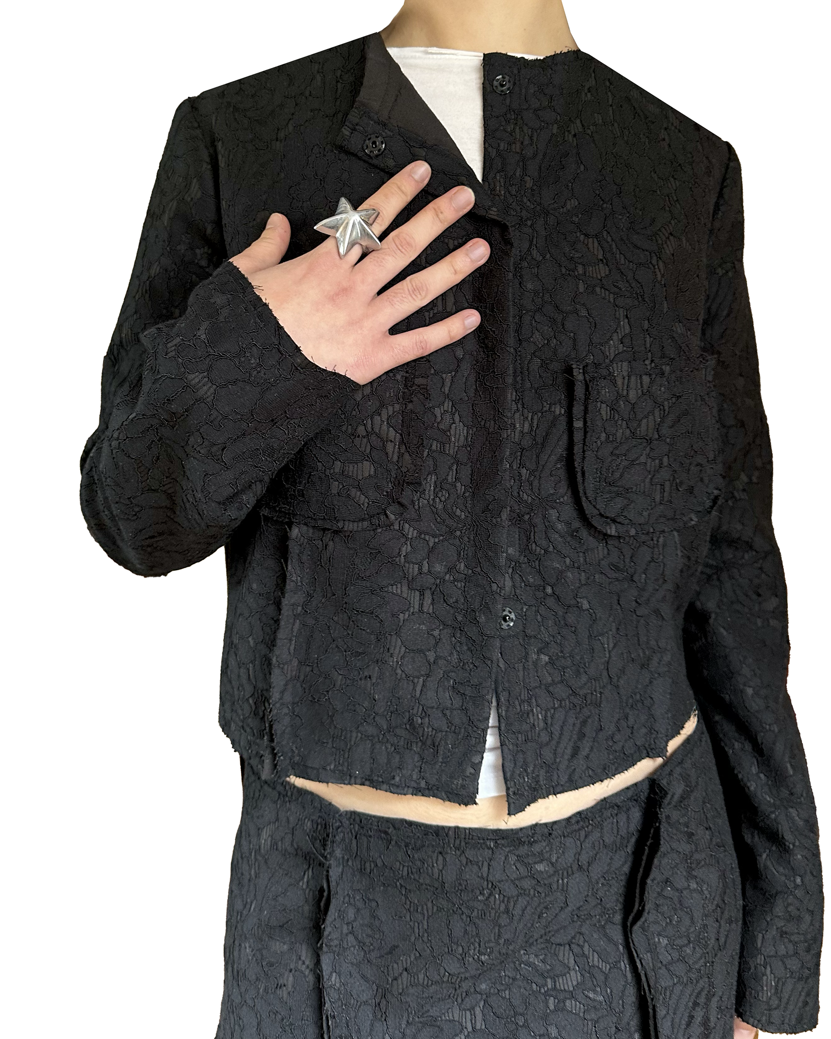 Charlotte - Frayed Jacket