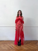 Angela - Pink Lace Dress