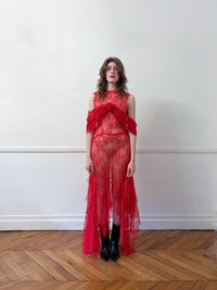 Angela - Pink Lace Dress