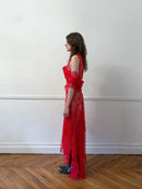 Angela - Pink Lace Dress