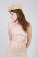 Lorraine – Sheer Mesh Skirt with Vintage Lace Trim