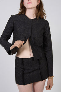 Sole - Frayed Mini Skirt