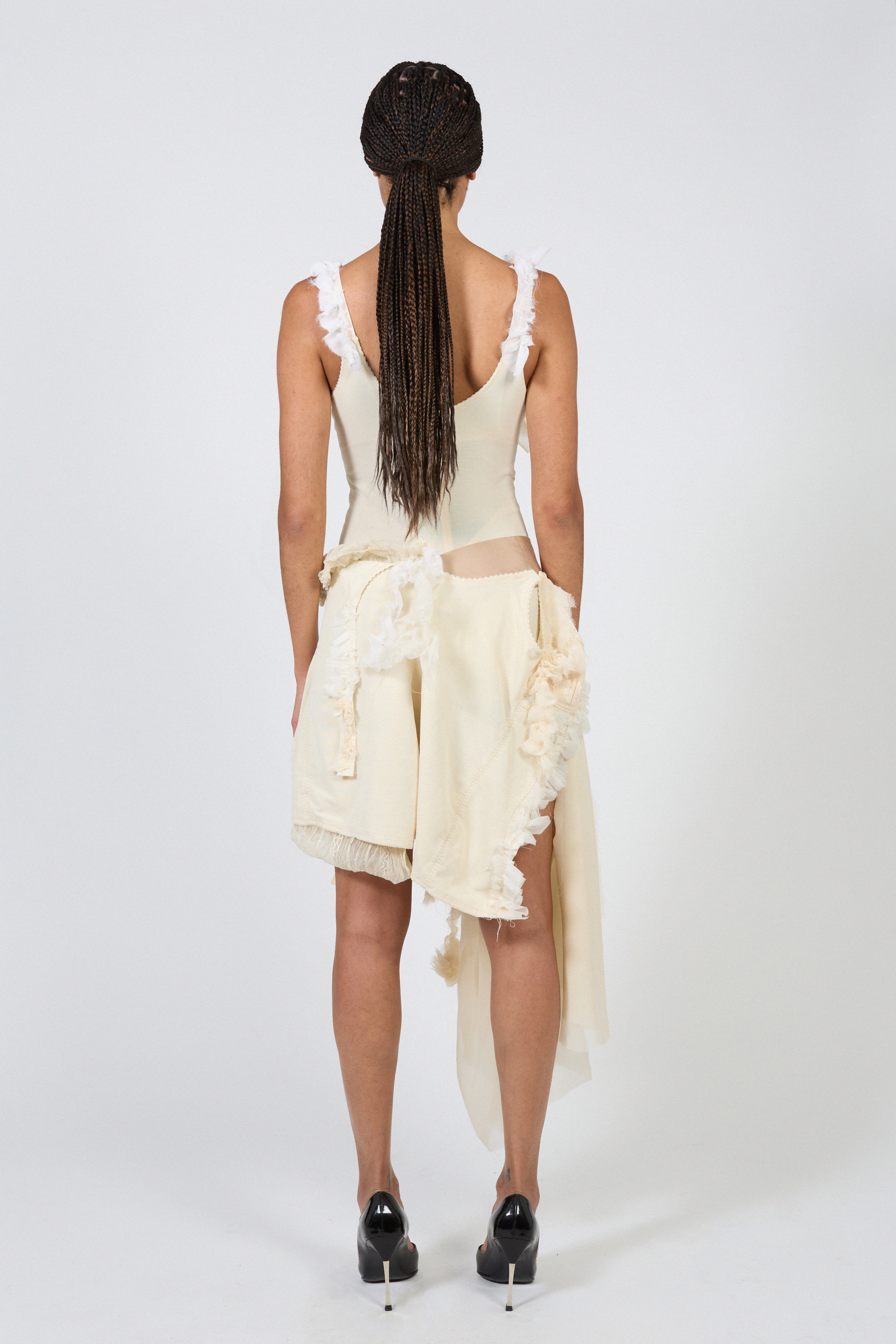 Clara – Upcycled Corsets & Lace Dress