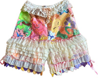 Onishi - Hand Painted Ruffle Shorts