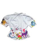 Casimir - Upcycled Handpainted Blouse