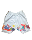 Clarice - Upcycled Handpainted Shorts