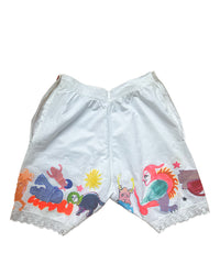 Clarice - Upcycled Handpainted Shorts