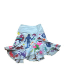 Crescentia - Upcycled Handpainted Flared Skirt