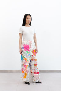 Onishi - Hand Painted Frills Trousers