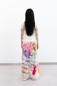 Onishi - Hand Painted Frills Trousers
