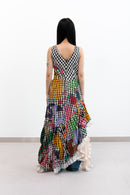 Onishi - Hand Painted Check Dress