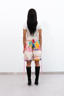 Onishi - Hand Painted Ruffle Shorts